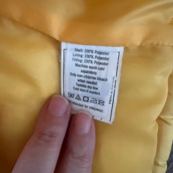 Janie and Jack Blue Yellow Boys Puffer Vest Winter Outerwear Size 3 4 - Picture 9 of 12